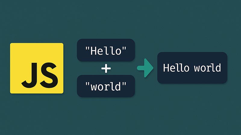 JavaScriptでの文字列結合