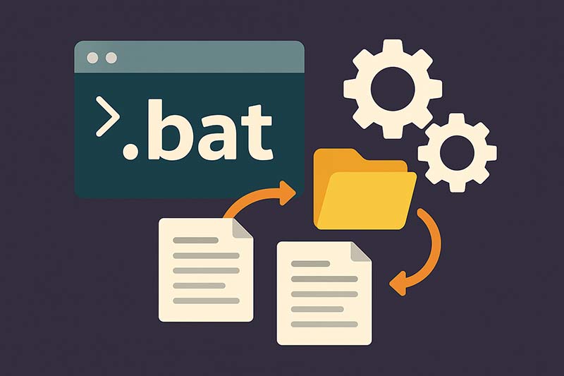 【bat】バッチファイルで繰り返し処理を行う方法