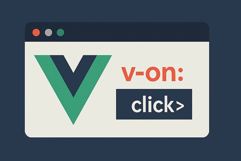 【Vue.js】v-onでDOMイベントを購読する方法