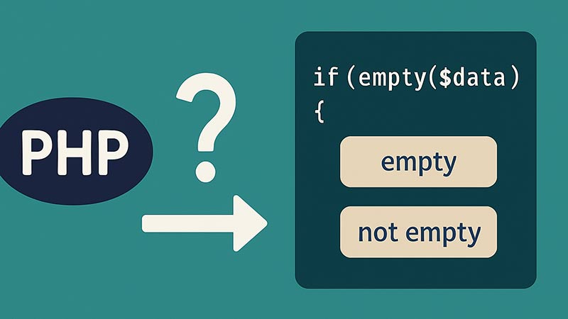 【PHP】emptyを使用して変数や配列が空かどうか確認する方法