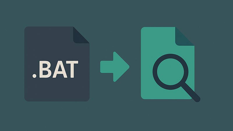【bat】バッチファイルでファイルの存在を確認する方法