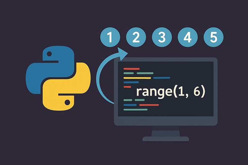 【Python】range関数で指定された範囲内の整数を生成する方法