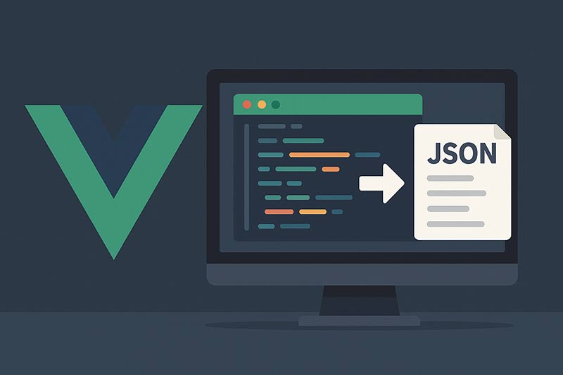 【Vue.js】JSONファイルからデータを取得する方法