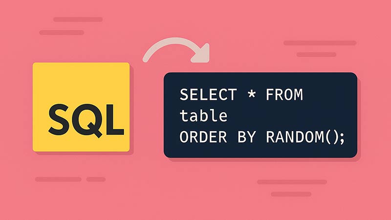 【SQL】ランダムにソートしてデータを取得する方法