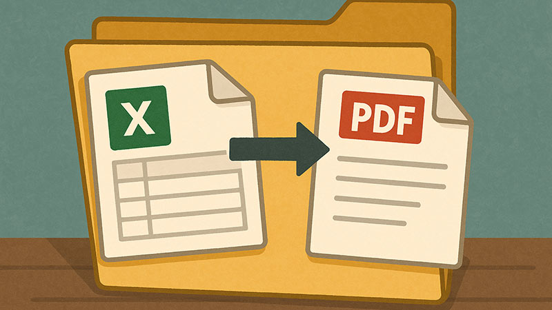 【Python】指定したフォルダ内のExcelファイルを一括でPDFに変換する方法
