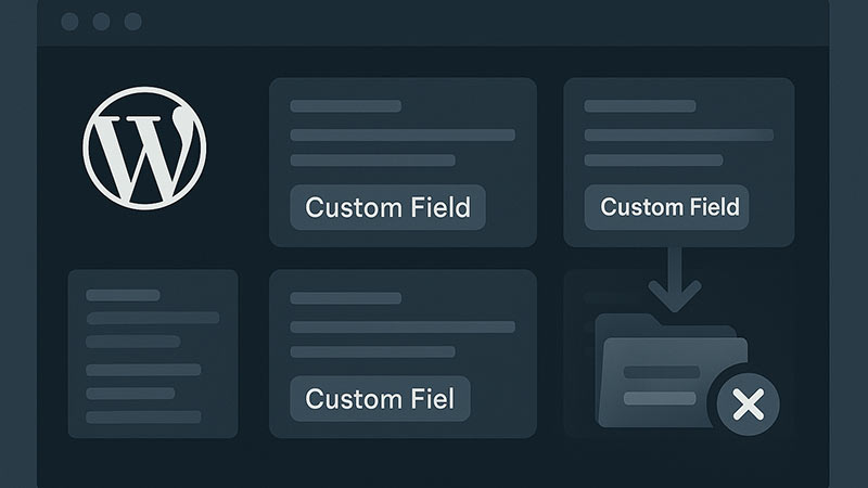 【WordPress】特定のカスタムフィールドが空の投稿を一覧に非表示にする方法