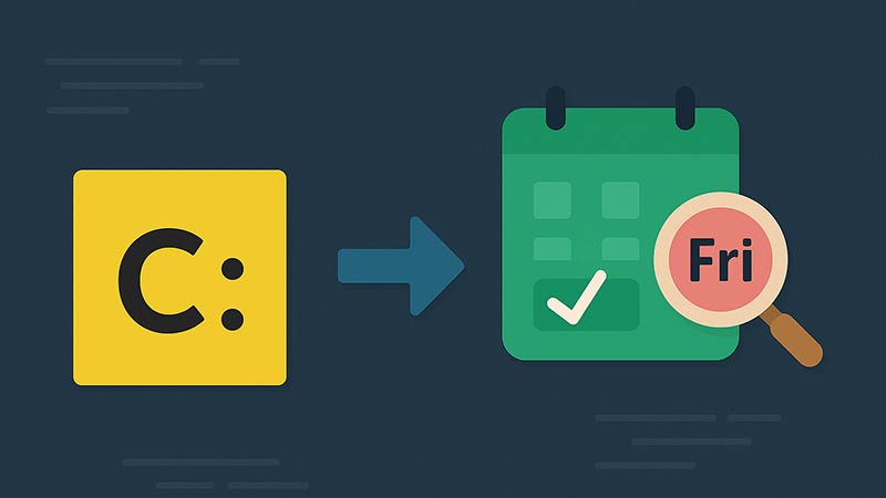 【bat】バッチファイルで特定の曜日にだけ処理を実行する方法｜曜日判定とスケジュール制御