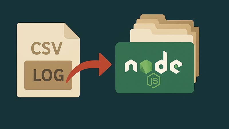 【Node.js】大量ファイルを効率的に処理するストリームの使い方｜CSV・ログファイルの高速読み書き