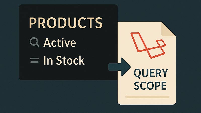 【Laravel】クエリスコープの使い方と設計術｜検索条件の再利用と可読性向上のベストプラクティス