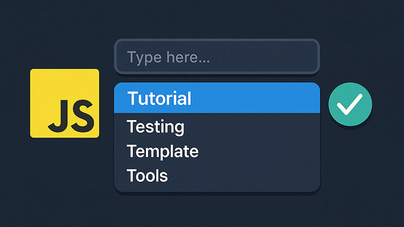 【JavaScript】入力フォームの自動補完機能を実装する方法