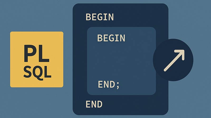 【PL/SQL】ネストされたブロックの書き方とスコープの考え方