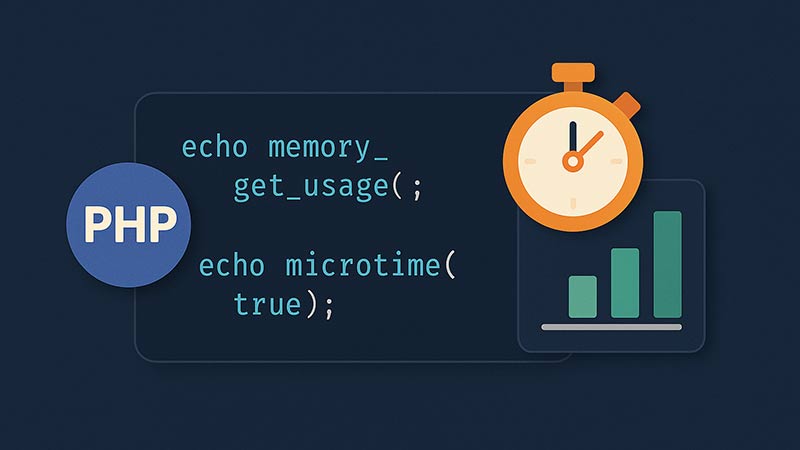 【PHP】メモリ使用量と処理時間を計測しながらボトルネックを特定する方法