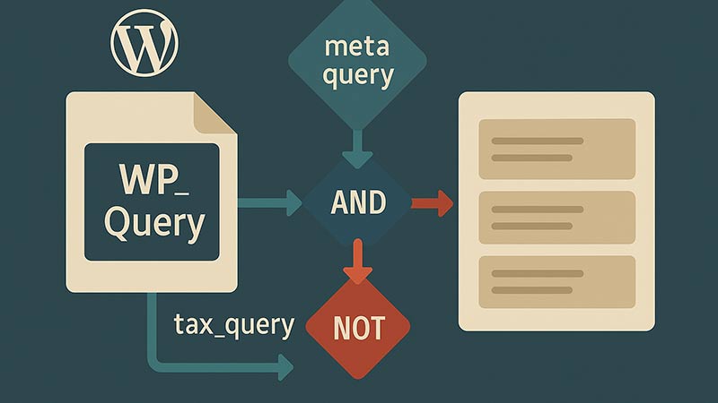 【WordPress】WP_Queryで複雑な条件検索を実装する方法｜AND・OR・NOTの組み合わせ方