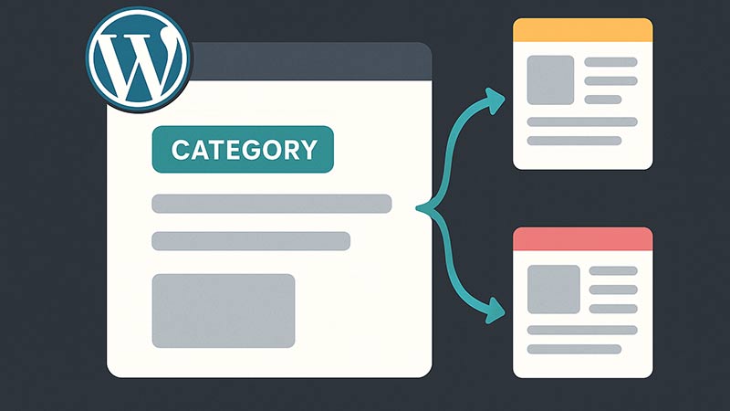 【WordPress】カテゴリーごとに異なるカスタム投稿テンプレートを動的に切り替える方法