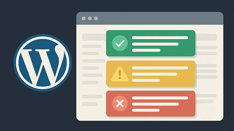 【WordPress】管理画面に独自の通知メッセージを表示する方法（成功・警告・エラー）