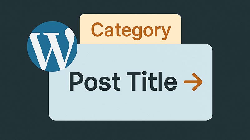 【WordPress】投稿タイトルの先頭に自動でカテゴリ名を追加する方法