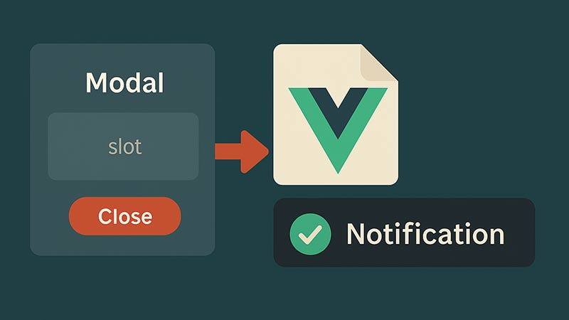 【Vue.js】トースト通知を作る方法｜イベントで表示・非表示を制御する簡易実装