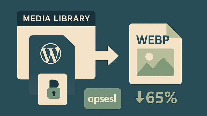 【WordPress】メディアライブラリの画像を自動でWebP化して軽量化する方法