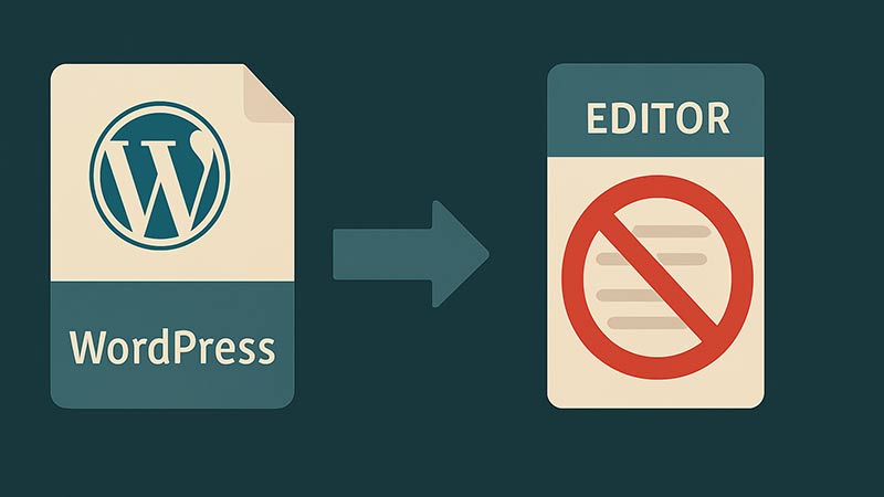 【WordPress】特定の投稿タイプだけでエディター機能を無効化する方法｜クラシックエディタとの使い分け