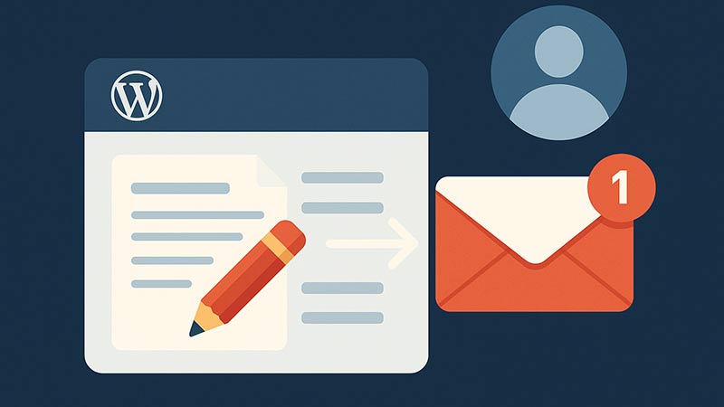 【WordPress】投稿更新時に管理者に通知メールを送る方法