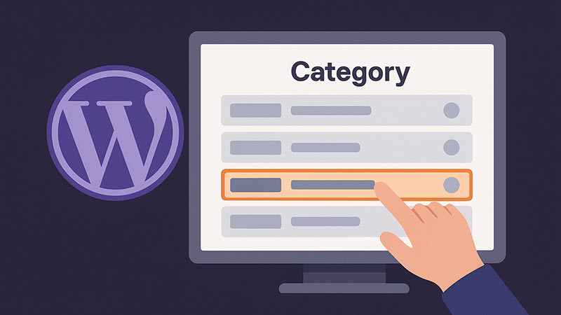 【WordPress】管理画面でカテゴリーの並び順を自由に変更する方法