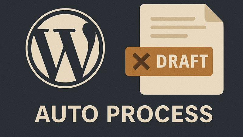 【WordPress】特定のカスタムフィールドが空なら下書きに戻す自動処理の実装