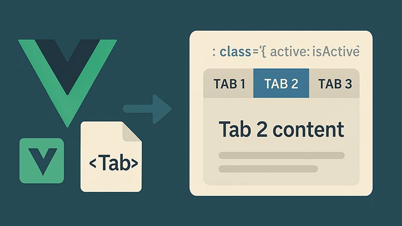 【Vue.js】タブ切り替えUIの作り方｜アクティブなタブを動的に切り替える実装例