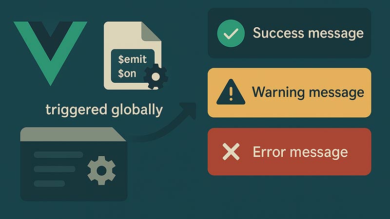 【Vue.js】複数のトースト通知をグローバルイベントで制御する
