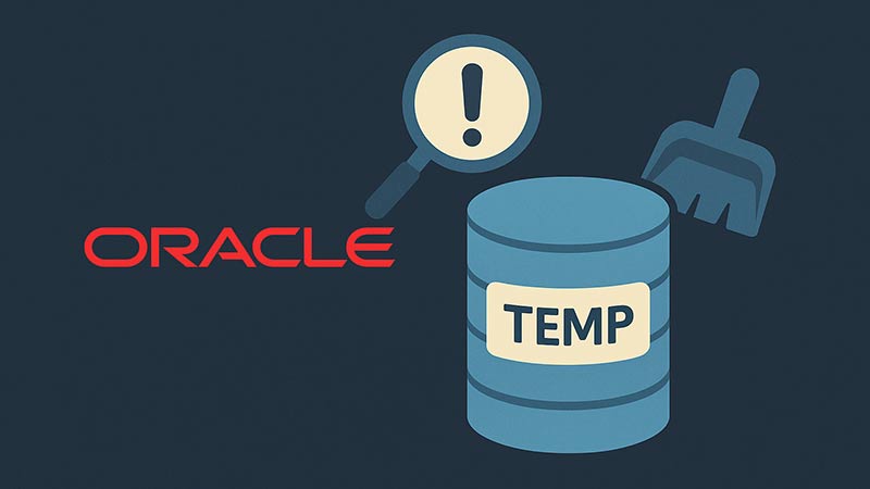 【Oracle】TEMP表領域の肥大化原因とクリーンアップ方法