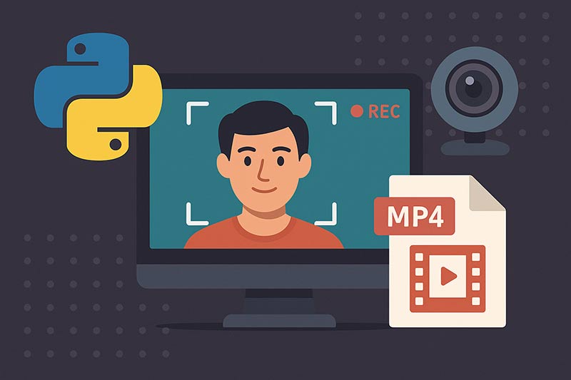 【Python】Webカメラの映像を録画して保存する方法｜OpenCVでMP4出力