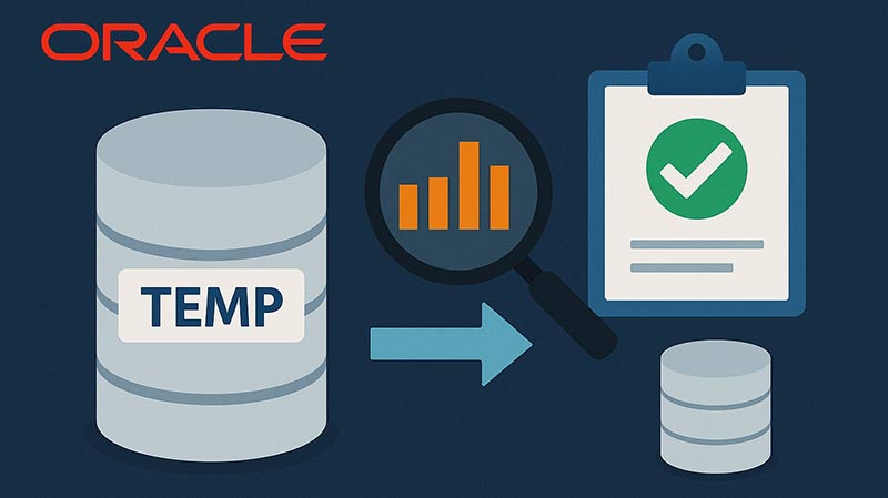 【Oracle】TEMP表領域の肥大化を防ぐ方法｜ワーク領域の監視とクリーンアップ