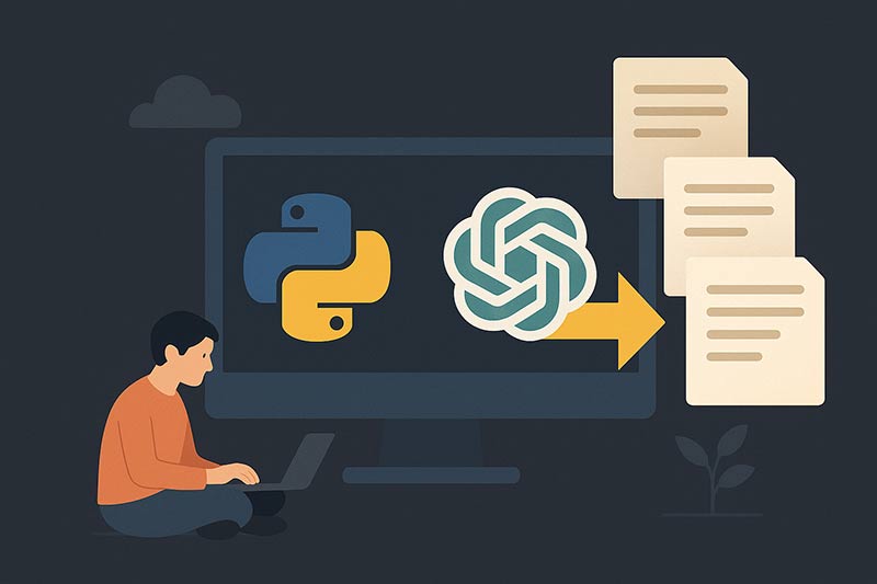 【Python】ChatGPT APIでバッチ文章生成を自動化する方法｜大量コンテンツを高速作成