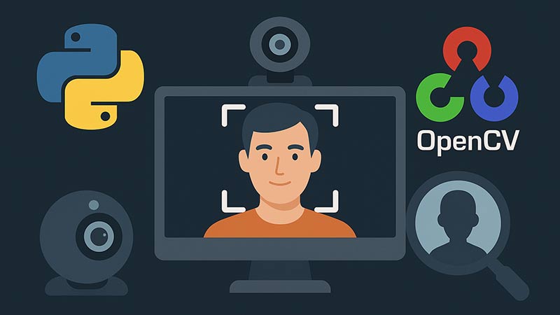 【Python】Webカメラの映像をキャプチャして顔検出する方法｜OpenCV入門