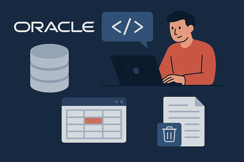 【Oracle】開発環境を一括初期化するスクリプトの作成例