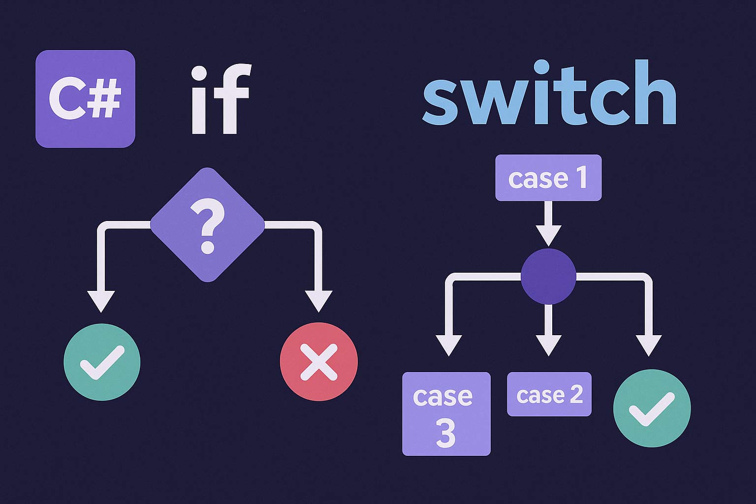 【C#】if文・switch文による条件分岐の書き方