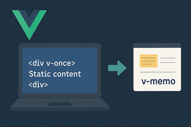 【Vue.js】パフォーマンス改善のためのv-once・v-memoの使い方