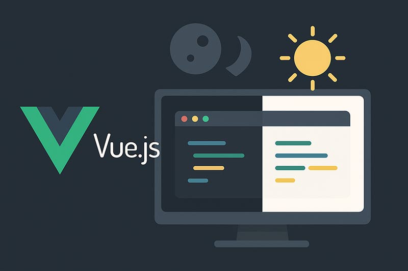 【Vue.js】ダークモード切り替えの実装｜ユーザーのテーマに合わせた表示対応