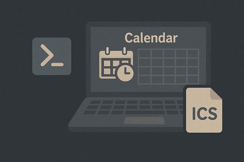 【PowerShell】Outlookの予定を自動でエクスポートする方法｜ICS形式・CSV対応