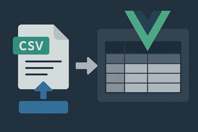 【Vue.js】CSVファイルを読み込んで表示する方法｜アップロード＋テーブル表示