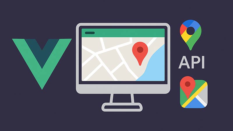 【Vue.js】Google Maps APIと連携して地図を表示する方法