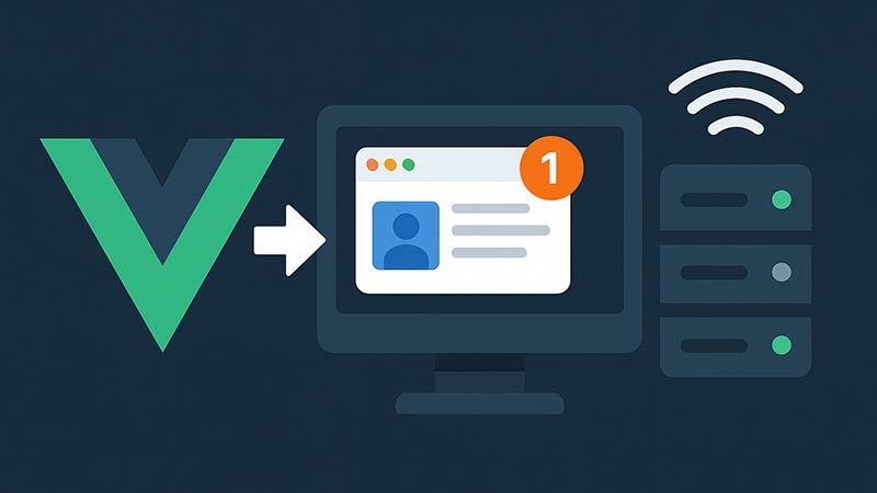 【Vue.js】SSE（Server-Sent Events）でリアルタイム通知を表示する方法