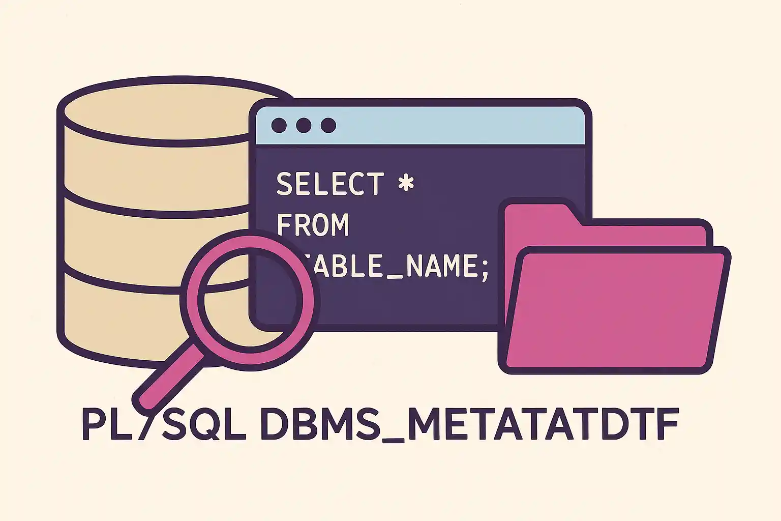 【PL/SQL】DBMS_METADATAでスキーマ定義を取得する方法