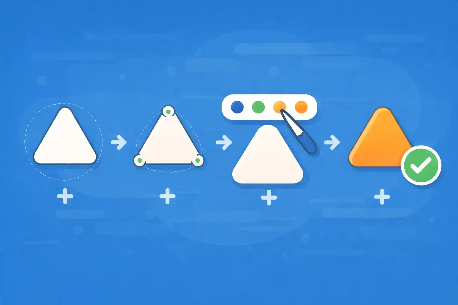 【CSS】角丸三角形を作る方法