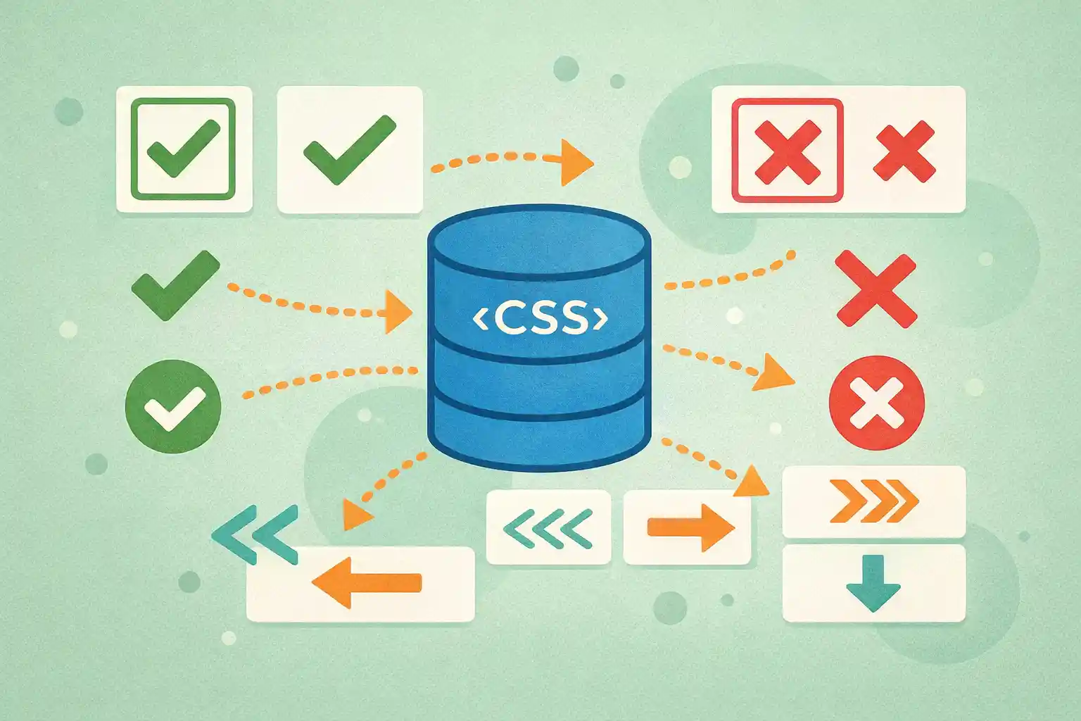【CSS】チェックマークや矢印をCSSだけで作る汎用テクニック集