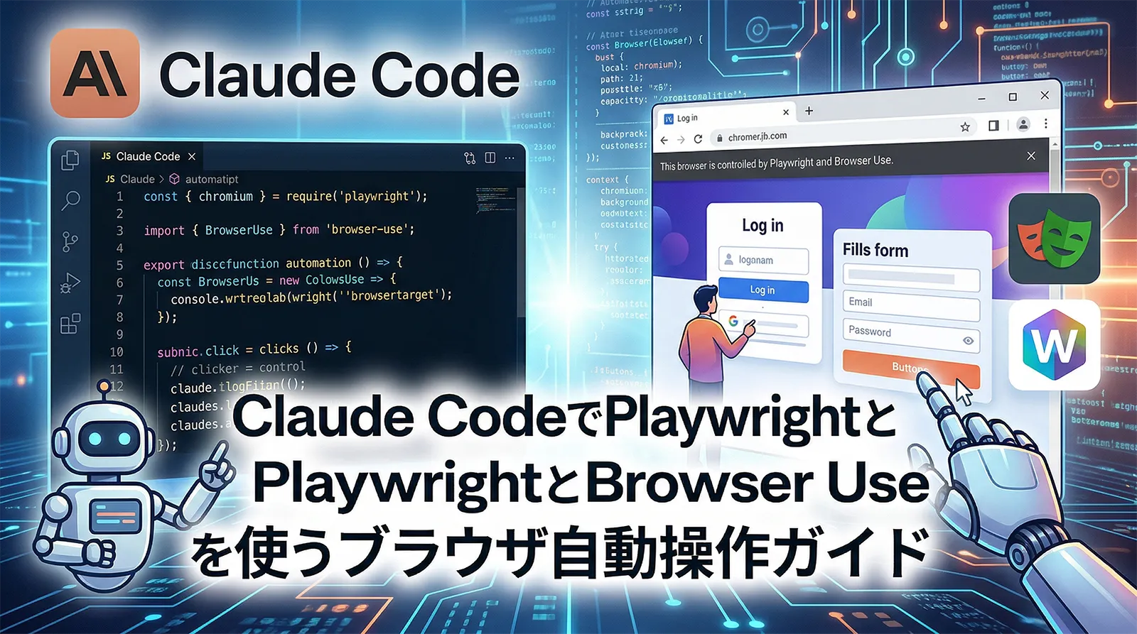Claude CodeでPlaywrightとBrowser Useを使うブラウザ自動操作ガイド