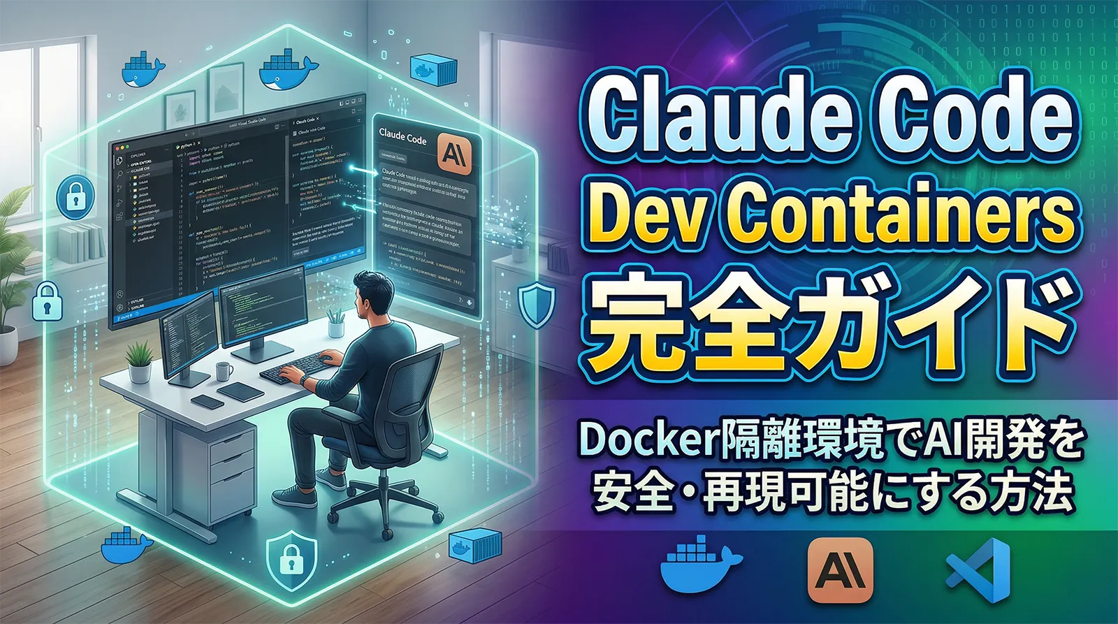 Claude Code Dev Containers完全ガイド｜Docker隔離環境でAI開発を安全・再現可能にする方法