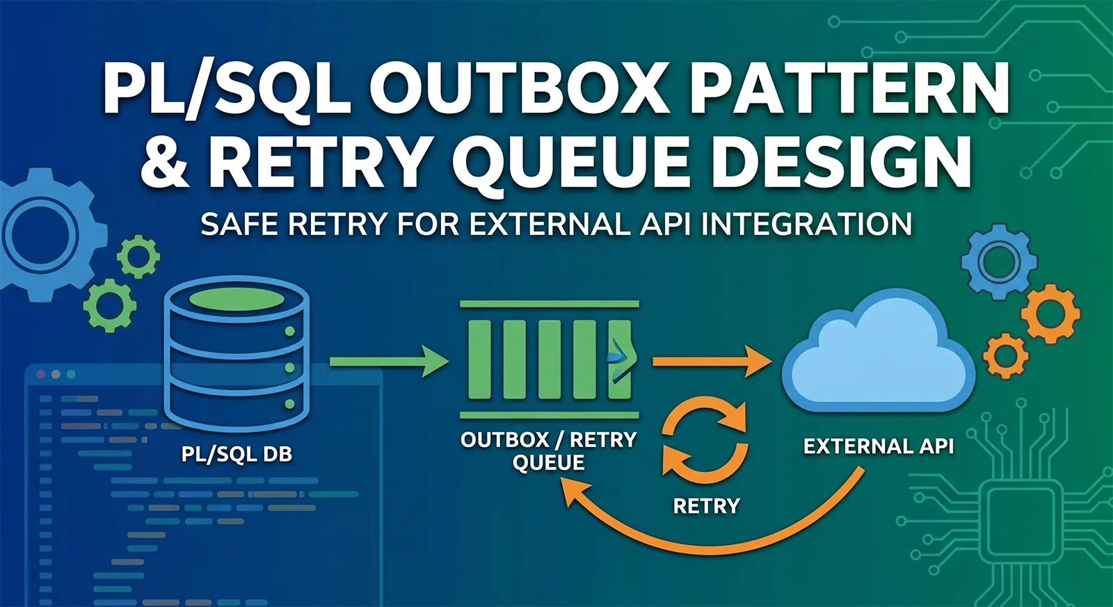 【PL/SQL】アウトボックスパターンと再送キュー設計｜外部API連携を安全にリトライする実装
